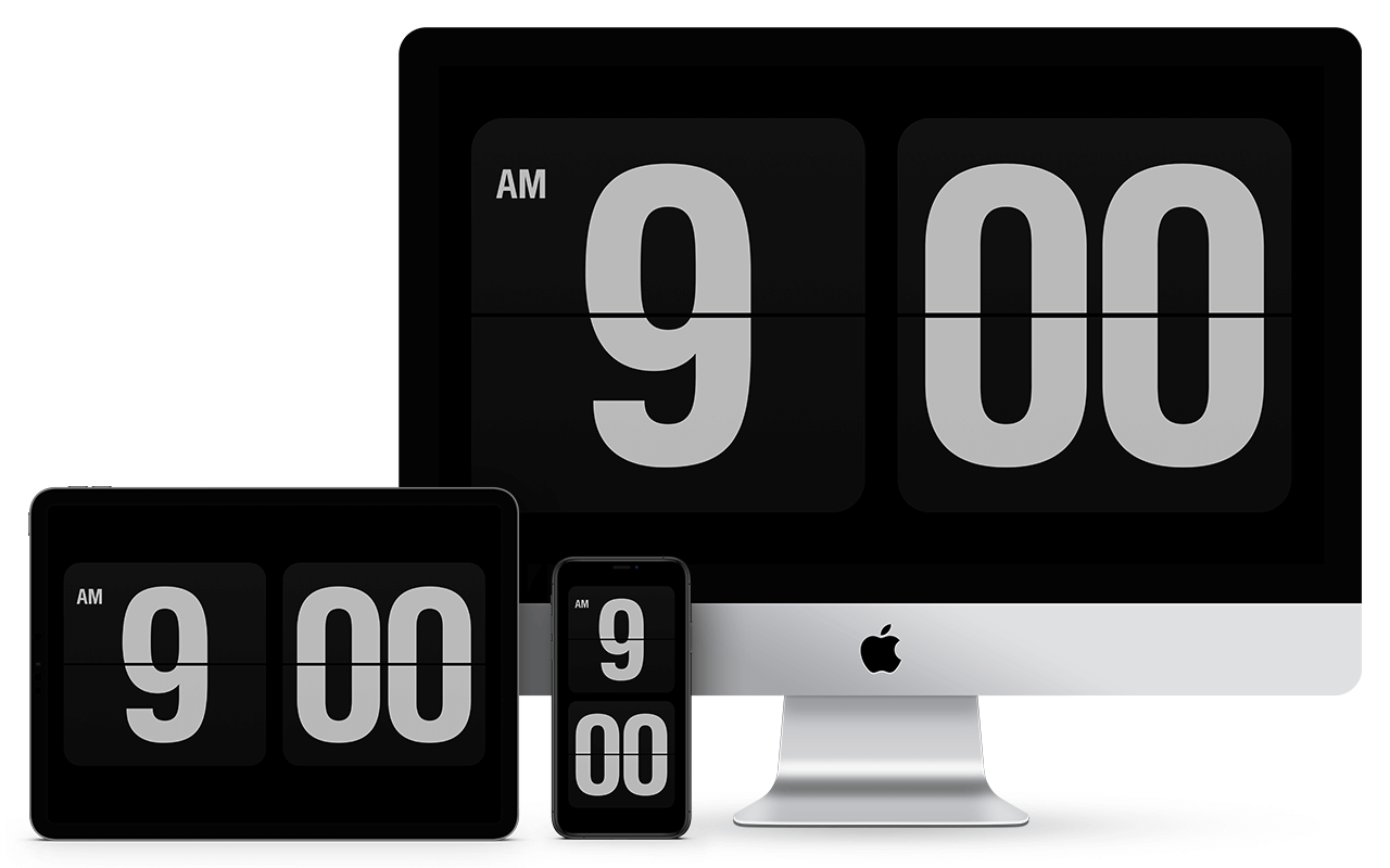 digital clock screensaver for windows 10